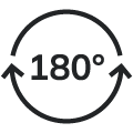 180° kierto