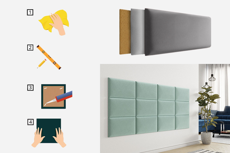 Pehmeä seinäpaneeli